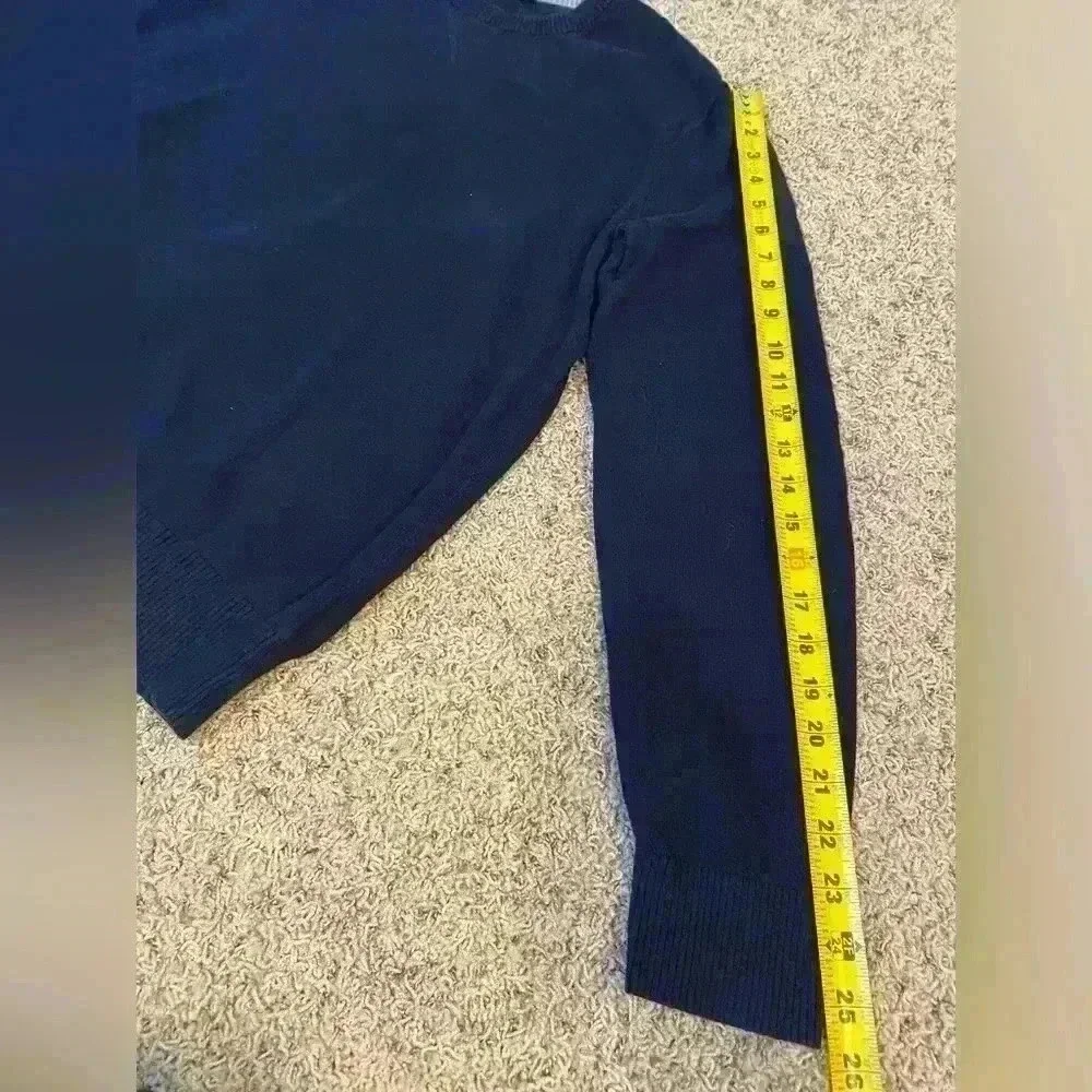 GAP Navy CASHMERE Blend Mens Crew Neck Sweater Large